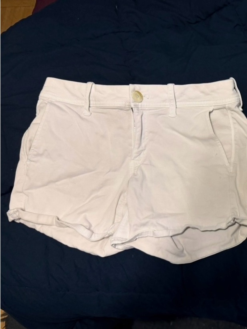 White Women's American eagle Jean Shorts